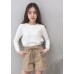 Drawstring A-Line Shorts